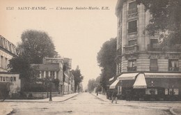 Delcampe - Saint-Mandé - L'Avenue Sainte-Marie - Saint Mande