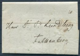 1842 Sweden Entire Warberg (?) - Falkenberg - ... - 1855 Prephilately