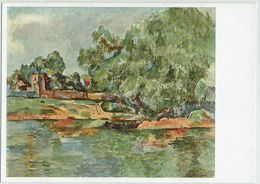 Paul Cezanne, Künstlerkarte,  Landschaft Am Wasser - Sonstige & Ohne Zuordnung