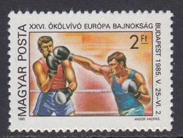 Delcampe - Hungary 1985 -  The European Boxing Championships - Mi 3750 ** MNH - Boxe