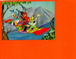 Delcampe - Walt DISNEY Productions En 3D - Vision Relief - Donald Three Riders -  - Fantaisise - Carte à Système) - Sonstige & Ohne Zuordnung