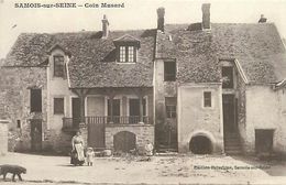 Delcampe - D-18-896 : SAMOIS SUR SEINE. COIN MUSARD. VIEILLE MAISON. ARCHITECTURE. - Samois