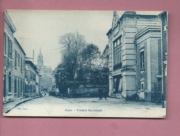Delcampe - CPA -  Ham - Théâtre Municipal - Ham