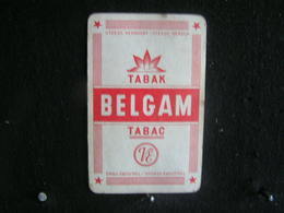 Playing Cards / Carte A Jouer / 1 Dos De Cartes, Inscription  Publicitaire /   Tabac - Belgam - Reclame-artikelen