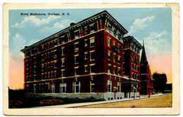 Delcampe - United States Vintage Postcard Hotel Malbourne - Durham, North Carolina - Durham
