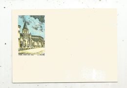 Carte Illustrée Par Ducourtioux , Illustrateur , Signée ,86 , JAUNAY CLAN , église - Other & Unclassified