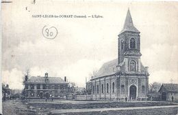Delcampe - SOMME - 80 - SAINT LEGER LES DOMART Près Flixecourt - 1800 Hab - L'église - Flixecourt