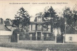 Delcampe - SOMME - 80 - SAINT LEGER LES DOMART Près Flixecourt - 1800 Hab - Chalet Canadien Jovelet Député Maire - Flixecourt