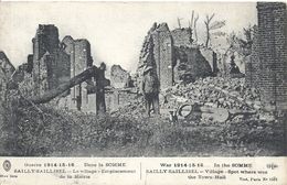 Delcampe - SOMME - 80 - SAILLY SAILLISEL Près Péronne - 500 Hab - Guerre 14 - Ruines  Mairie - Peronne
