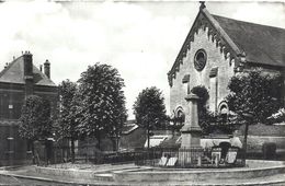 SOMME - 80 -  SAINT OUEN -  Eglise Et Monument - CPSM PF NB - Saint Ouen