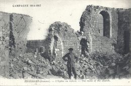Delcampe - SOMME - 80 - SOYECOURT Près De Ham - 170 Hab - Ruines De L'église - Ham