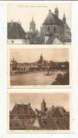Delcampe - Cp, 68 , COLMAR,église St Martin, Place Rapp, Chapelle De L'hopital, Vierge , LOT DE 3 CARTES POSTALES - Colmar
