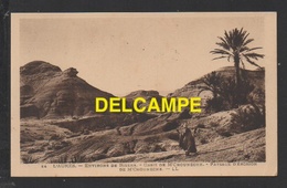 Delcampe - DF / ALGERIE / L' AURÈS / ENVIRONS DE BISKRA / OASIS DE M'CHOUNÈCHE / PAYSAGE D' ÉROSION DE M'CHOUNÈCHE - Biskra