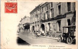 Delcampe - 16 RUFFEC - Hôtel Des Ambassadeurs (pli Coin) - Ruffec