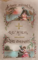 Delcampe - Militaria : Patriotique : ( Je T'aime Aujourd'hui + Qu'hier Et .......) - Heimat