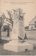 95 - MERIEL - Monument élevé à La Mémoire Des Enfants De Mériel Morts Pour La France - Meriel