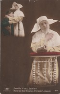 Delcampe - Militaria : Patriotiques : ( Sauvé ! Il Est Sauvé ! !......) Soeur-infirmière -colorisée - Heimat