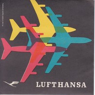 ANTIGUA ETIQUETA DE LA COMPAÑIA AEREA LUFTHANSA (AVION-PLANE) - Étiquettes à Bagages