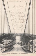 Delcampe - 95 - LA ROCHE GUYON - Le Pont Suspendu - La Roche Guyon