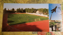 Delcampe - UKRAINE.  Skadovsk. Stade / Stadium. Stadion "Kolos" - Modern Postcard From 2013  PC Set - Plane / Avion - Estadios