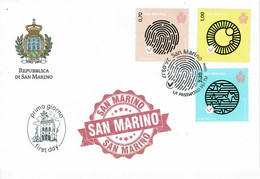 Delcampe - FDC SAN MARINO LA PASSWORD SEI TU - LE MOT DE PASSE QUE VOUS ÊTES - Informatique