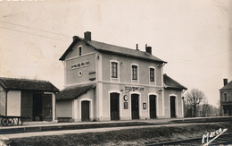 Delcampe - (CP SM PF 61) RÉMALARD  /   La Gare - - Remalard