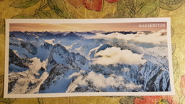 KAZAKHSTAN. Alatau Mountains, Aerial View - Modern  Postcard  - Euro Format - Kazachstan