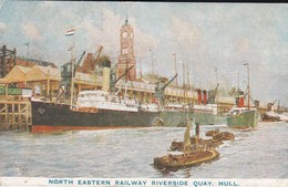 ANGLETERRE---HULL--north Eastern Railway Riverside Quay, Hull--voir  2 Scans - Hull