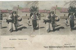 Delcampe - VUES STEREOSCOPIQUES JULIEN DAMOY  BISKRA  DANSEUR ARABE - Biskra