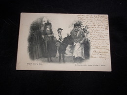 Delcampe - Bresse.Départ Pour La Foire . Costumes Bressans . Voir 2  Scans . - Sonstige