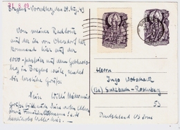 1949, Privat-GA Mit Nr. 936, Portogerecht , #a733 - Briefkaarten