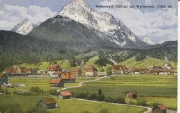 Delcampe - 004554  Mittenwald Mit Wetterstein - Mittenwald