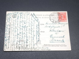 U.R.S.S. - Affranchissement Sur Carte Postale Pour Le Danemark En 1929 - L 19600 - Brieven En Documenten