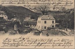 Bosnie Herzégovine CPA Mostar Mocmap CAD KuK Milit Post Mostar 1903 Arrivée KuK Milit Post Sarajevo Lager - Bosnia And Herzegovina