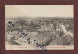 Delcampe - CPA - FRANCE - CORCIEUX .88 - Vue Générale - Rue De L'Hôtel De Ville Et Route De GRANGES - Carte Non écrite  - 2 Scannes - Corcieux