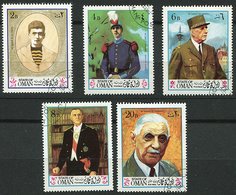 Delcampe - (lot 57) Oman Ob  Lot De 5 Tbres - C. De Gaulle - - Oman