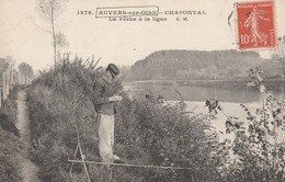 Delcampe - 95 - AUVERS SUR OISE - Chaponval - La Pêche à La Ligne - Auvers Sur Oise