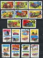 Delcampe - (lot 64) Oman Ob  Série De 16 Tbres - Voitures Anciennes, Trains - - Oman