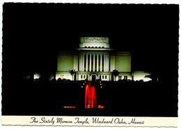 United States Modern Postcard Mormon Temple - Windward Oahu, Hawaii - Oahu