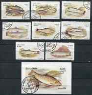 Delcampe - (lot 65) Oman Ob  Série De 8 Tbres + Bloc - Poissons - - Oman