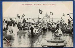 Delcampe - CPA Cambodge Types Asie Non Circulé Régates - Kambodscha