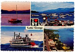 United States C.1983 Postcard Lake George, New York - Adirondack Mountains - Lake George