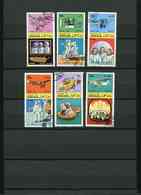 Delcampe - (lot 72) Oman Ob  Série De  6 Tbres (en L'état) - Espace - - Oman