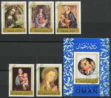 Delcampe - (lot 74) Oman Ob  1 Série De 5 Tbres + Bloc - - Oman