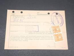 SUÈDE - Avis D 'expédition De Göteborg En 1968 - L 19639 - Cartas & Documentos