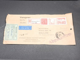 SUÈDE - Enveloppe ( Devant ) En Recommandé De Johanneshov Pour L 'Autriche Avec étiquette Pour La Douane - L 19641 - Storia Postale