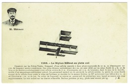 Delcampe - CPA - Biplan Métrot - Aviateur - Flieger