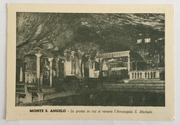 Delcampe - MONTE S.ANGELO - LA GROTTA IN CUI SI VENERA L’ARCANGELO S. MICHELE NV FG - Foggia