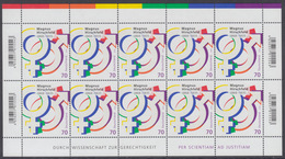 !a! GERMANY 2018 Mi. 3403 MNH SHEET(10) - Magnus Hirschfeld, Doctor - 2011-2020