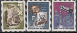 Delcampe - Hungary 1976 - The 100th Anniversary Of The Metric System - Mi 3115-3117 ** MNH - Physique